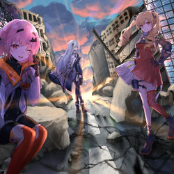 This is a pixiv picture whose title is スノウブレイク.