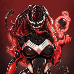 This is a pixiv picture whose title is The Scarlet Venom.