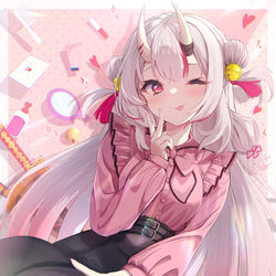 This is a pixiv picture whose title is chu❤︎かわ余くてごめん.