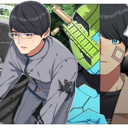 This is a pixiv picture whose title is 第12話「陰謀のセオリー」.
