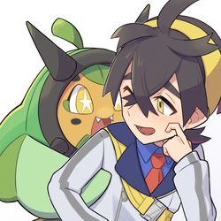 This is a pixiv picture whose title is オーガポンとスグリ.