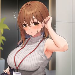 This is a pixiv picture whose title is お疲れ様…よかったら一緒に帰ろ….