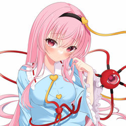 This is a pixiv picture whose title is ロングヘアさとり様.