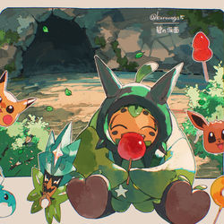 This is a pixiv picture whose title is まもりたい.