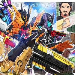 This is a pixiv picture whose title is 第46話「誓いのビー・ザ・ワン」.
