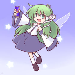 This is a pixiv picture whose title is 早苗.