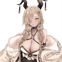 This is a pixiv picture whose title is 尾張.