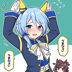 This is a pixiv picture whose title is 明日は久々にうまぴょい見よう.