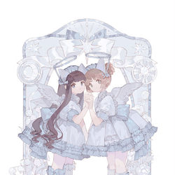 This is a pixiv picture whose title is BLUE CRYSTAL.
