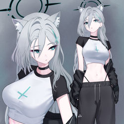 This is a pixiv picture whose title is シロコノノミ.