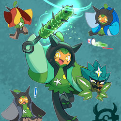 This is a pixiv picture whose title is オーガポン.