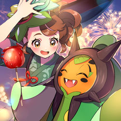 This is a pixiv picture whose title is オーガポン.