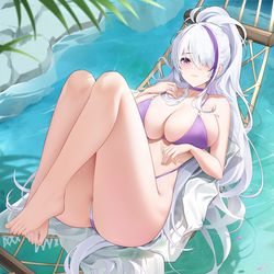 This is a pixiv picture whose title is 雲仙.