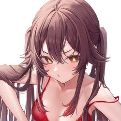 This is a pixiv picture whose title is ぷんすこ胡桃.