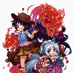 This is a pixiv picture whose title is 勁牙組.