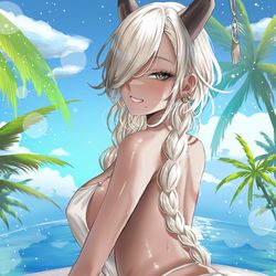 This is a pixiv picture whose title is 尾張.