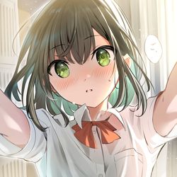 This is a pixiv picture whose title is 「事故る写真部の先輩」.