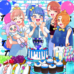 This is a pixiv picture whose title is ソラちゃんおめでとー💙✨.