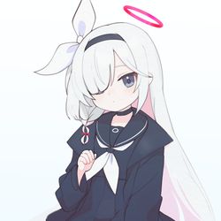 This is a pixiv picture whose title is Plana.