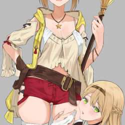 This is a pixiv picture whose title is Atelier no Thighza.