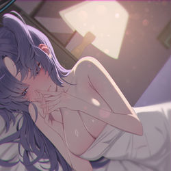 This is a pixiv picture whose title is Yuuka.