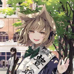This is a pixiv picture whose title is 君の一票を待っているよ.