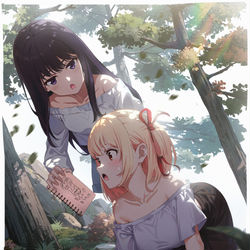 This is a pixiv picture whose title is 松茸を探せ！大作戦.