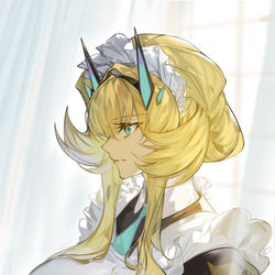 This is a pixiv picture whose title is メイド.