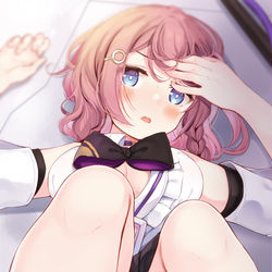 This is a pixiv picture whose title is もつれたアスター所長.