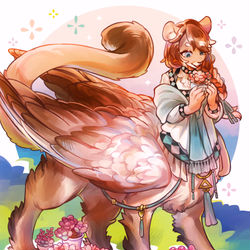 This is a pixiv picture whose title is 【Skeb】ご依頼者様OCさん - タウル化.