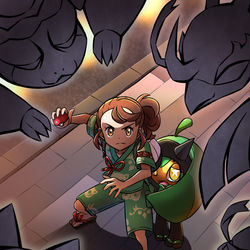 This is a pixiv picture whose title is 碧の仮面　まとめ.