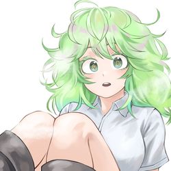 This is a pixiv picture whose title is 葉隠さん！.