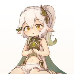This is a pixiv picture whose title is Grass tummy~.