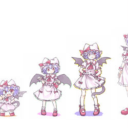 This is a pixiv picture whose title is れみにゃ成長記録.