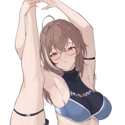 This is a pixiv picture whose title is Mumei cheerleading.