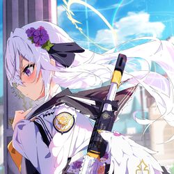 This is a pixiv picture whose title is 白洲アズサ.