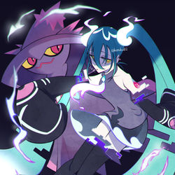 This is a pixiv picture whose title is ゴーストミク.