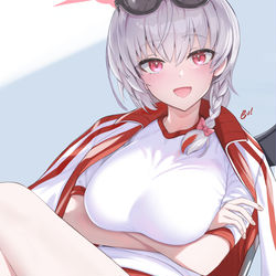 This is a pixiv picture whose title is 体操服ハルナ.