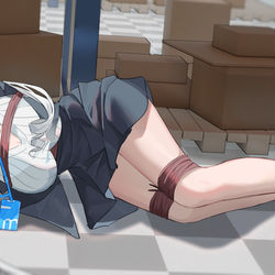 This is a pixiv picture whose title is Bronya bandage.