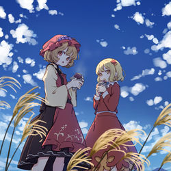 This is a pixiv picture whose title is 秋分の日.