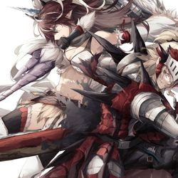 This is a pixiv picture whose title is 狩人.