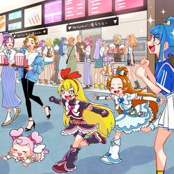 This is a pixiv picture whose title is 映画館！.