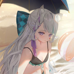 This is a pixiv picture whose title is 水着リネット.