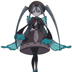 This is a pixiv picture whose title is むしミク.