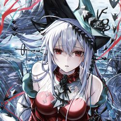 This is a pixiv picture whose title is 濁心スカジ.