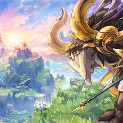 This is a pixiv picture whose title is 磐岩の心(鍾離先生LOG).