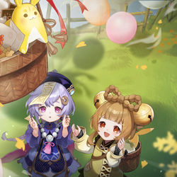 This is a pixiv picture whose title is HoYoFair2023.