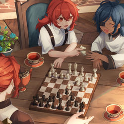 This is a pixiv picture whose title is HoYoFair2023.