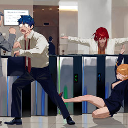 This is a pixiv picture whose title is A legal tagging up ⚾.