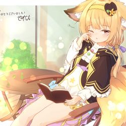 This is a pixiv picture whose title is 【フラワーナイトガール】キツネノボタン.